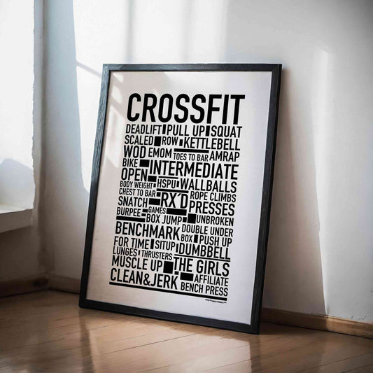 Crossfit Text Poster