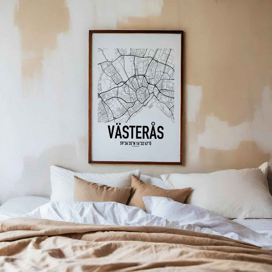 Västerås Karta Poster
