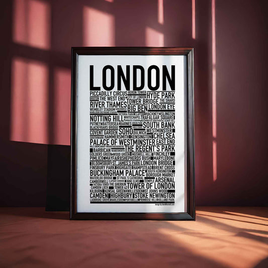 London Text Poster