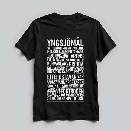 Yngsjömål Dialekt Text T-shirt