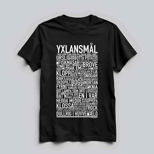 Yxlansmål Dialekt Text T-shirt