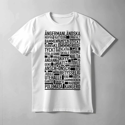 Ångermanländska Dialekt Text T-shirt