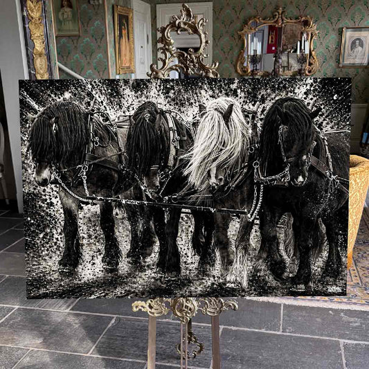 Nordsvensk Brukshäst Canvas