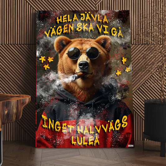 Luleå Hela Vägen Canvas