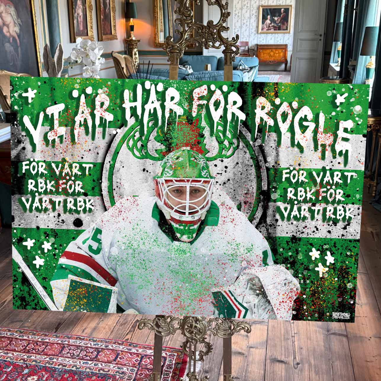 Rögle Målvakt Canvas