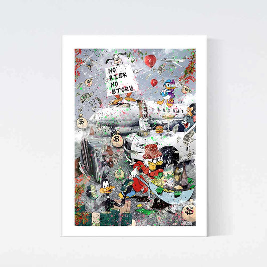 No Risk No Story Poster