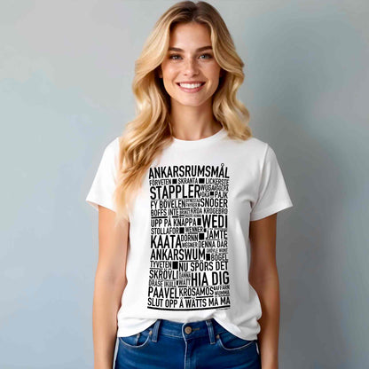 Ankarsrumsmål Dialekt Text T-shirt