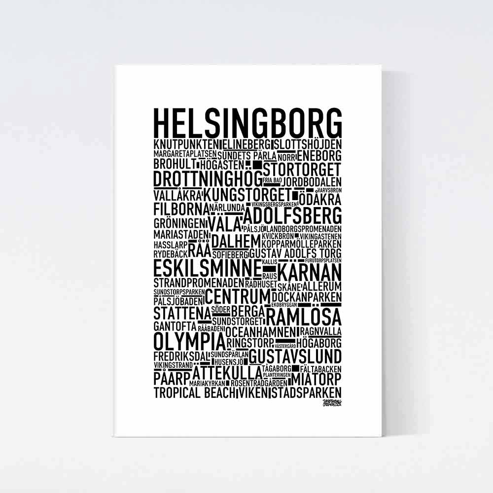 Helsingborg 2025 Text Poster