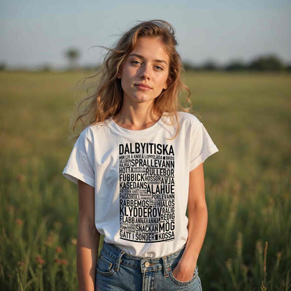 Dalbyitiska Dialekt Text T-shirt