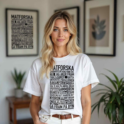 Matforska Dialekt Text T-shirt