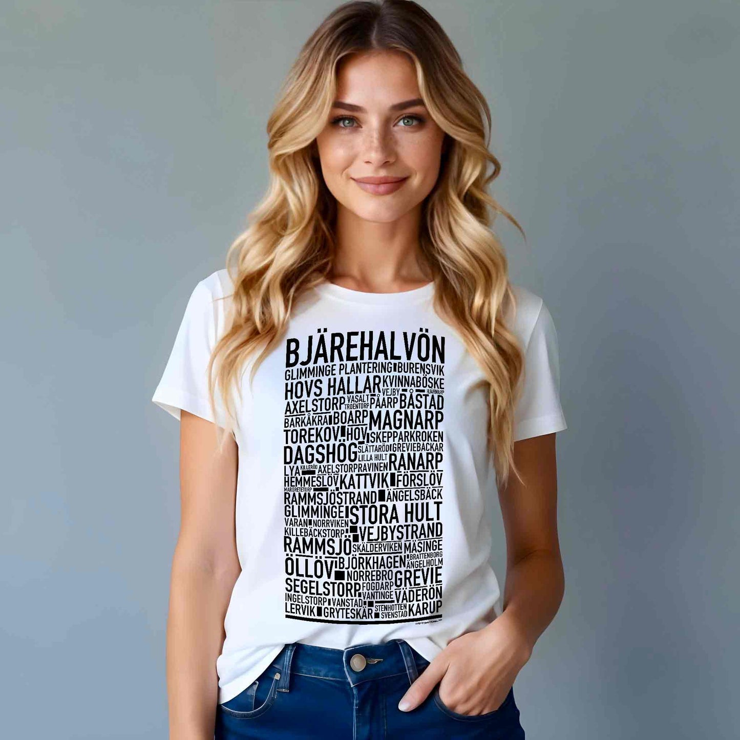 Bjärehalvön Text T-shirt