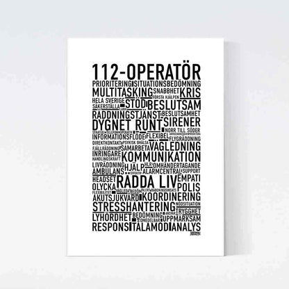 112-Operatör Text Poster