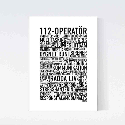 112-Operatör Text Poster