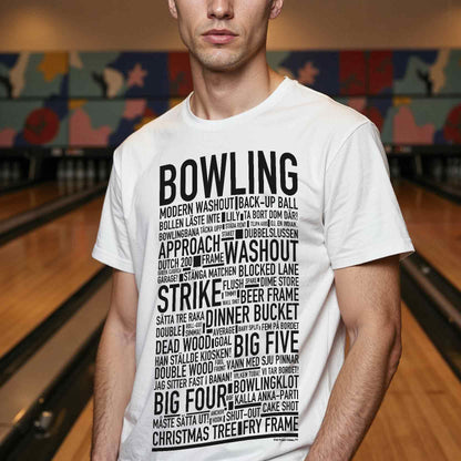 Bowling Text T-shirt