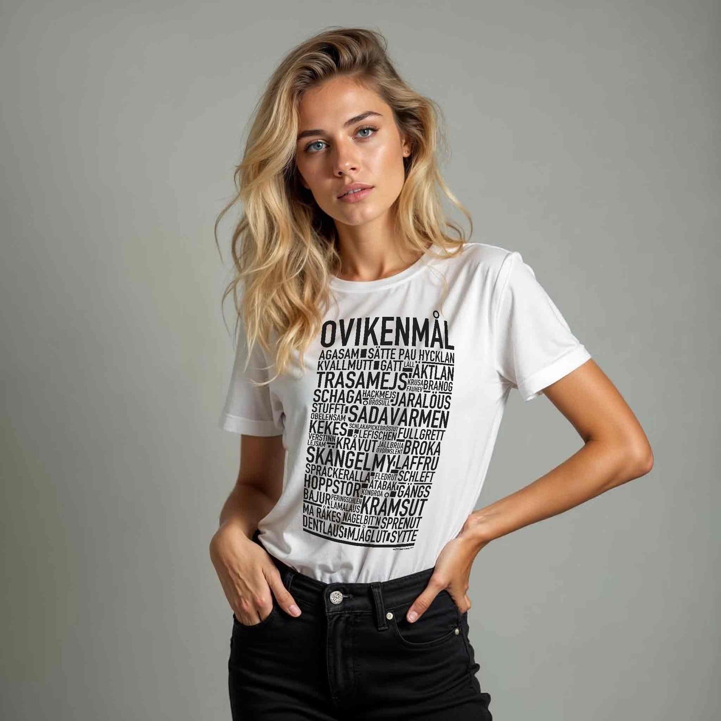 Ovikenmål Dialekt Text T-shirt