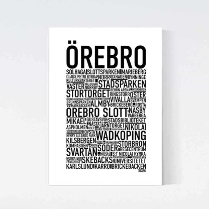 Örebro 2025 Text Poster