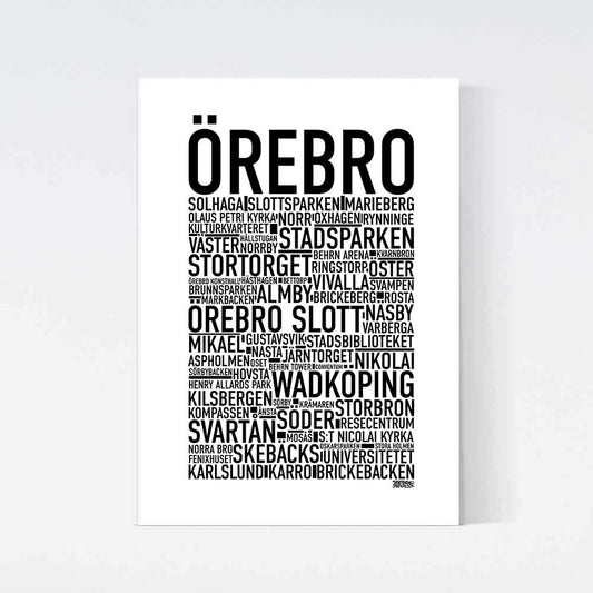 Örebro 2025 Text Poster