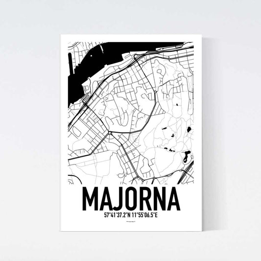 Majorna Karta Poster