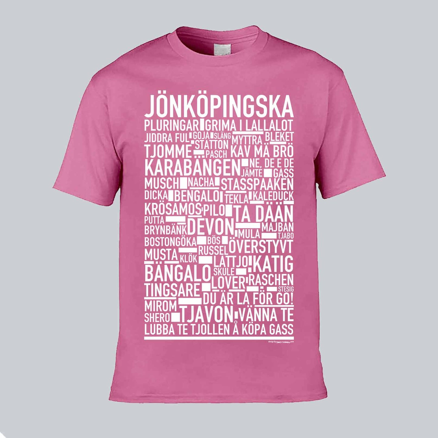 Jönköpingska Dialekt Text T-shirt