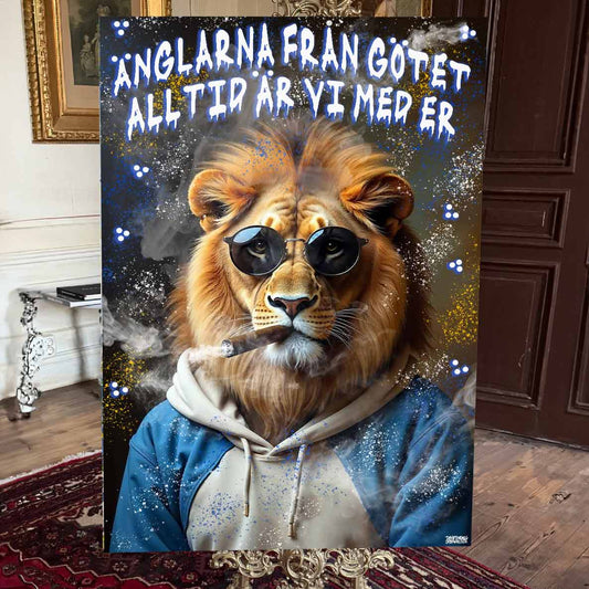 Göteborg Lejon Canvas