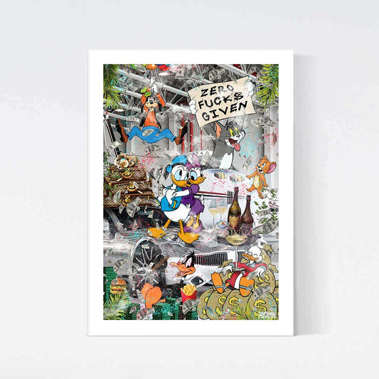 Zero Fucks Given Poster