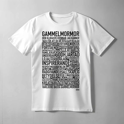 Gammelmormor 2024 Text T-shirt