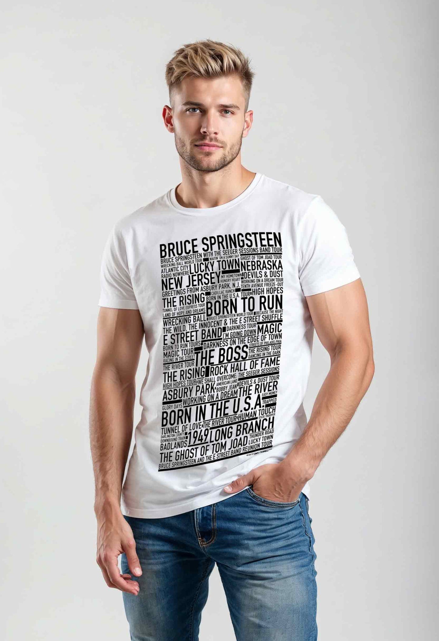 Bruce Springsteen Text T-shirt