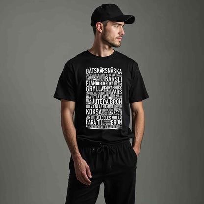 Båtskärsnäska Dialekt Text T-shirt