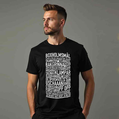 Boxholmsmål Dialekt Text T-shirt