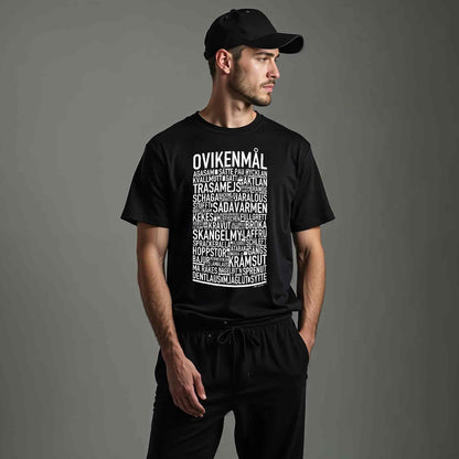 Ovikenmål Dialekt Text T-shirt