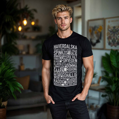 Haverdalska Dialekt Text T-shirt