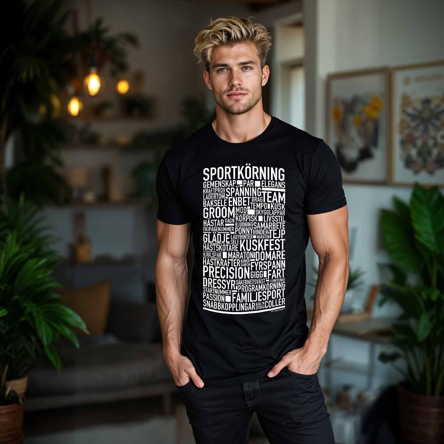 Sportkörning Text T-shirt