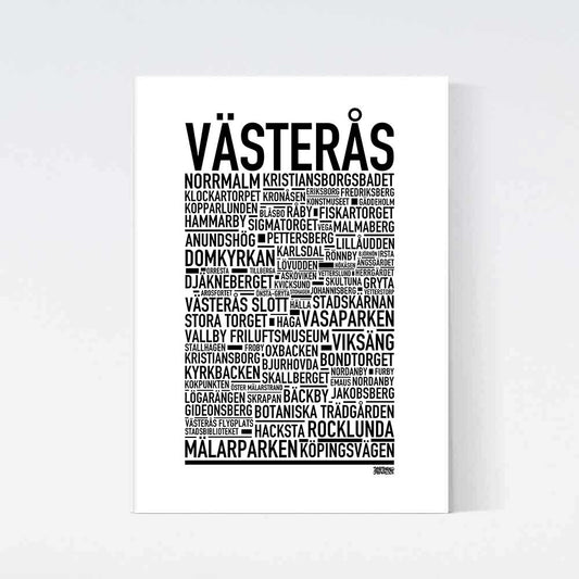 Västerås Text Poster