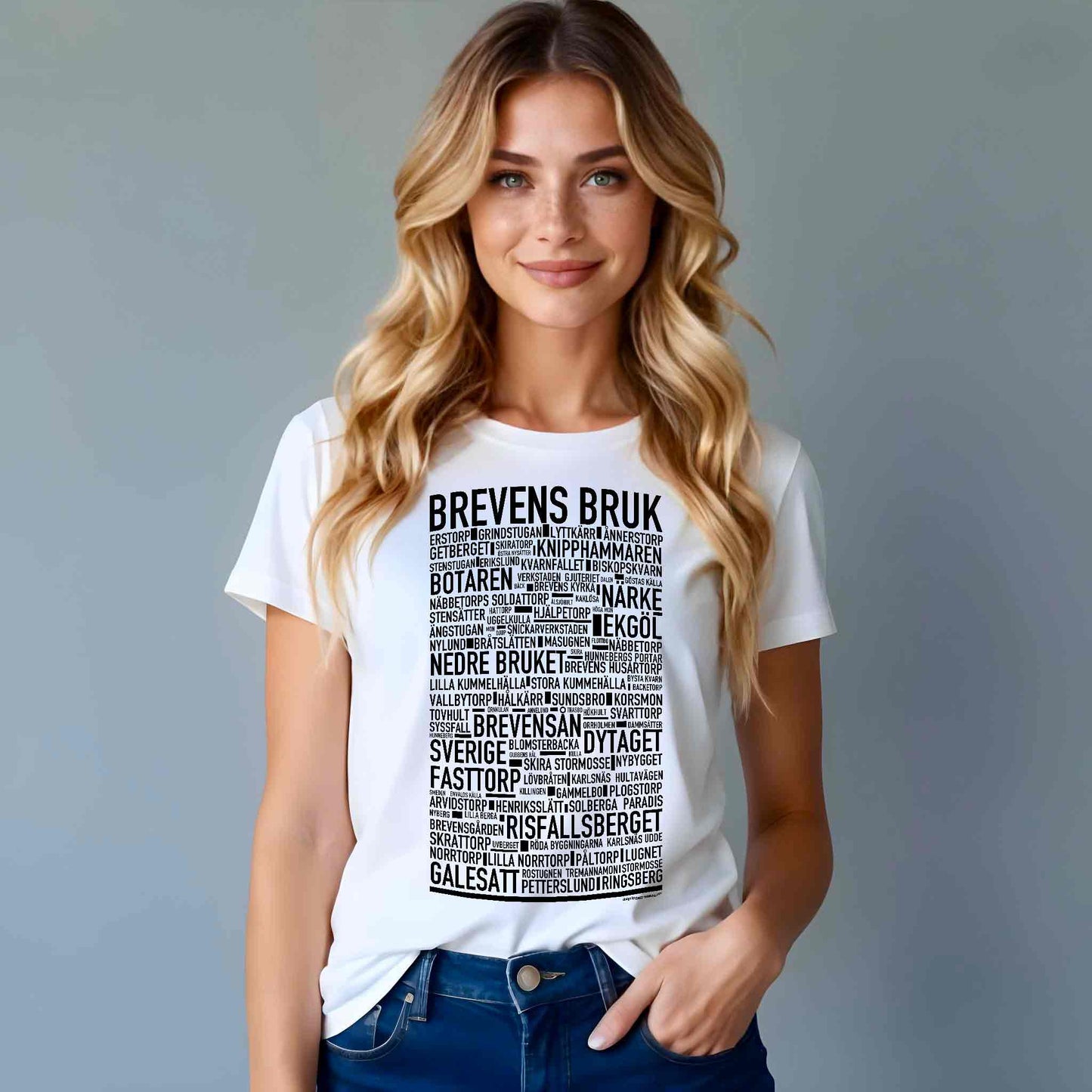 Brevens Bruk Text T-shirt