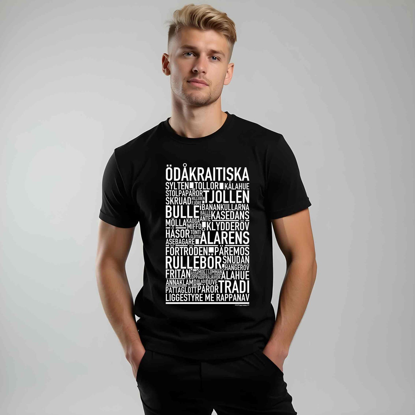 Ödåkraitiska Dialekt Text T-shirt