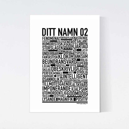 Valfritt Namn Text Poster