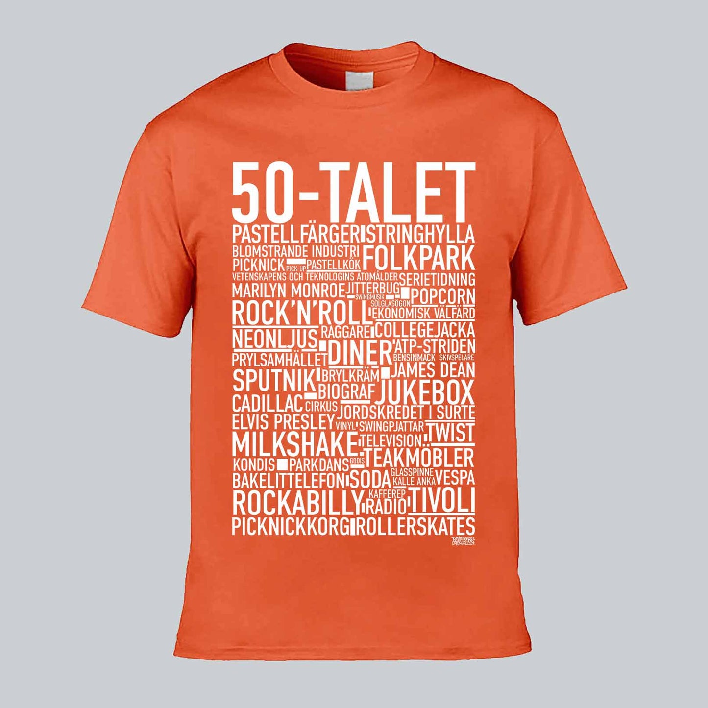 50-Talet Text T-shirt