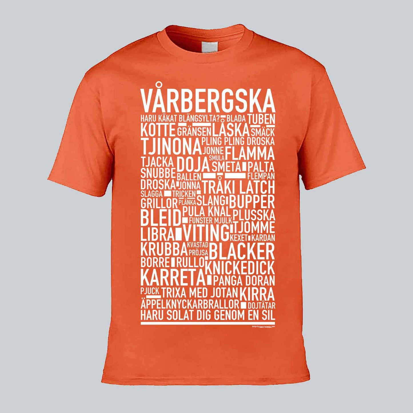 Vårbergska Dialekt Text T-shirt