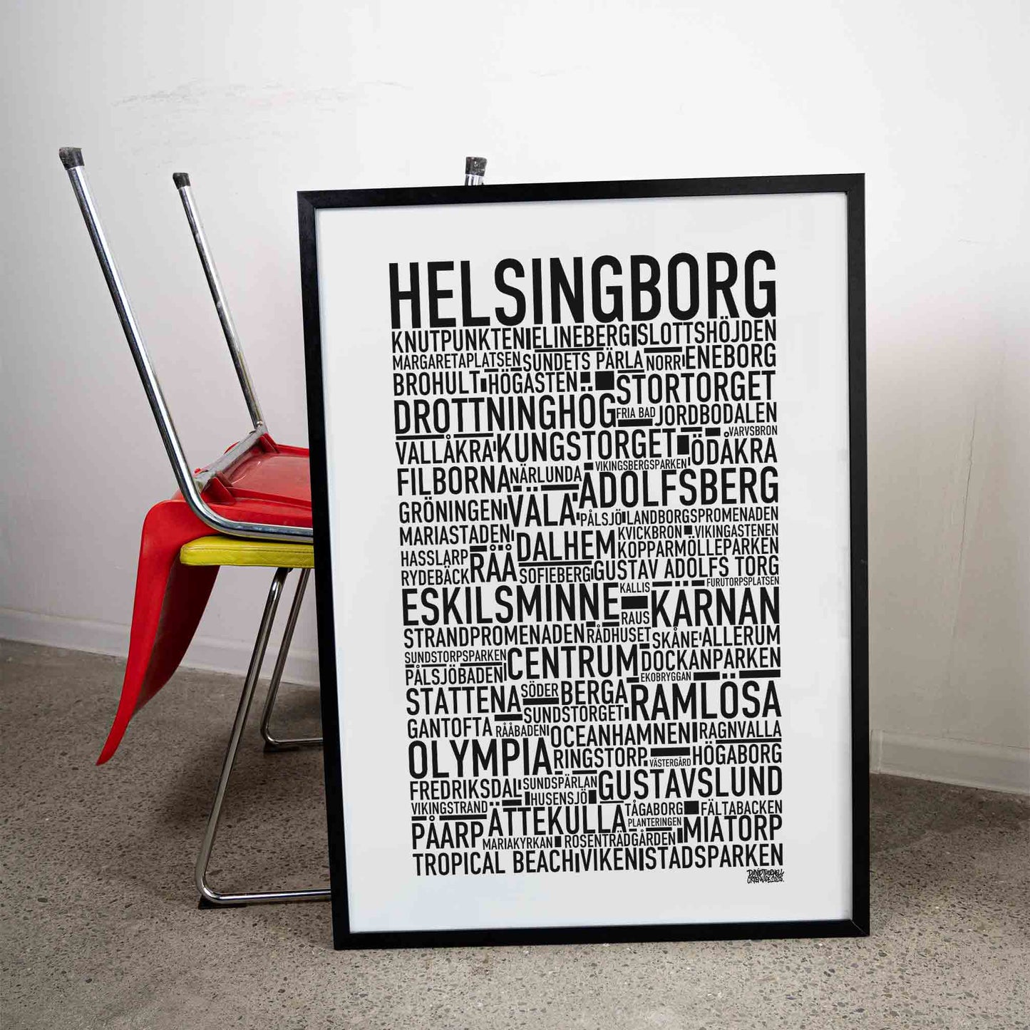 Helsingborg 2025 Text Poster