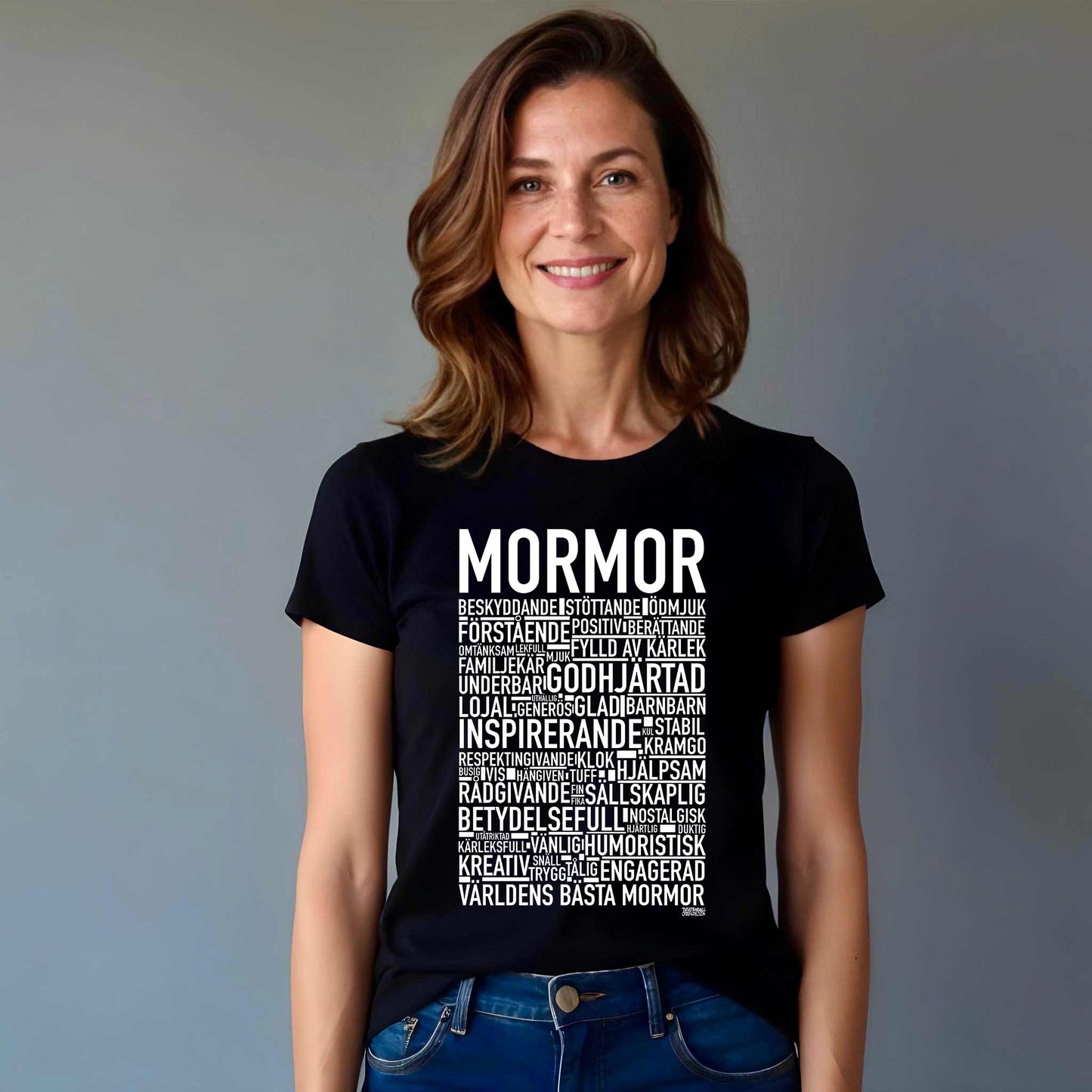 Mormor 2024 Text T-shirt