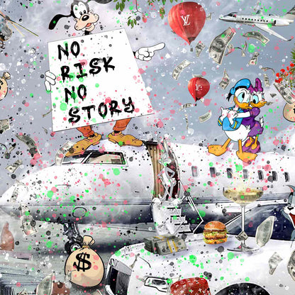 No Risk No Story Poster