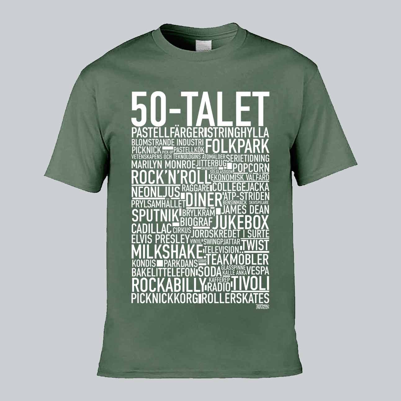 50-Talet Text T-shirt