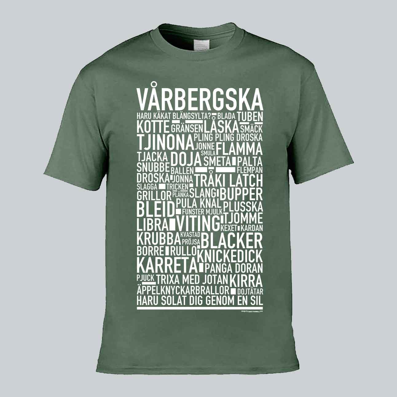 Vårbergska Dialekt Text T-shirt