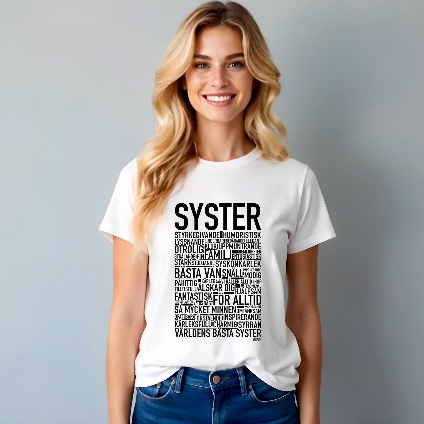 Syster 2024 Text T-shirt