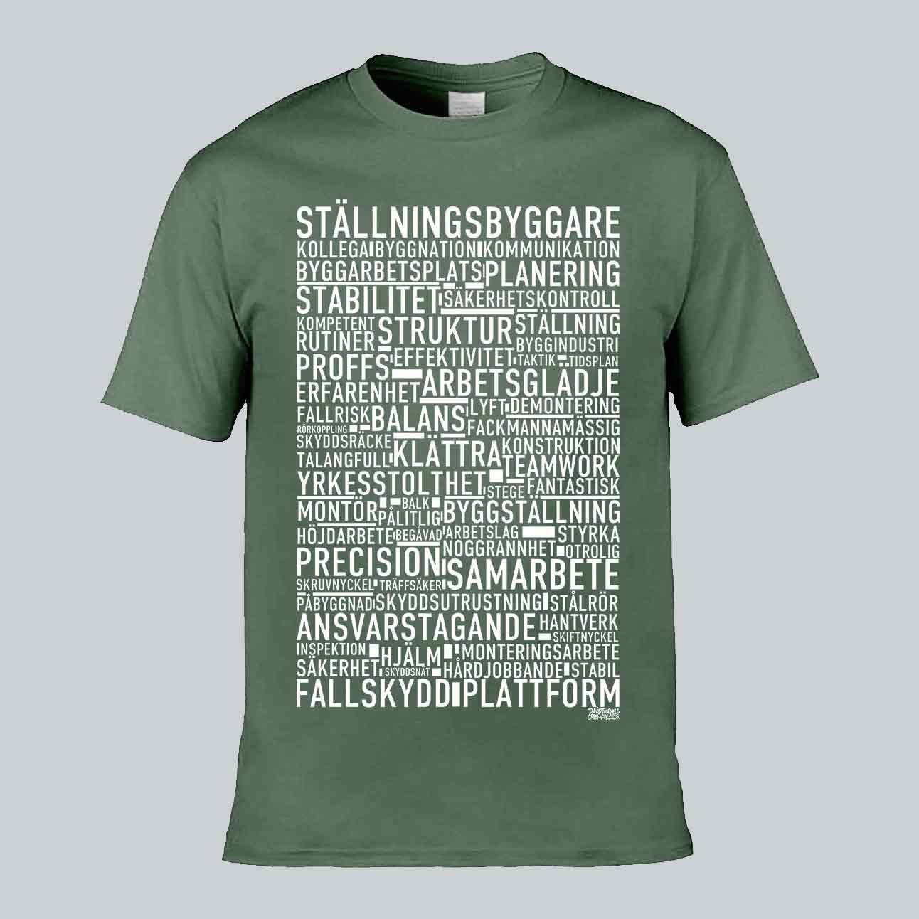 Ställningsbyggare Text T-shirt