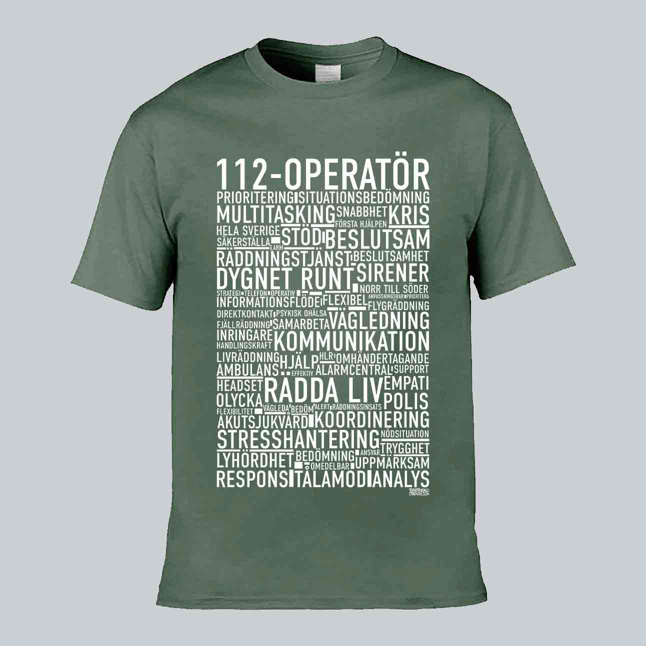 112-Operatör Text T-shirt