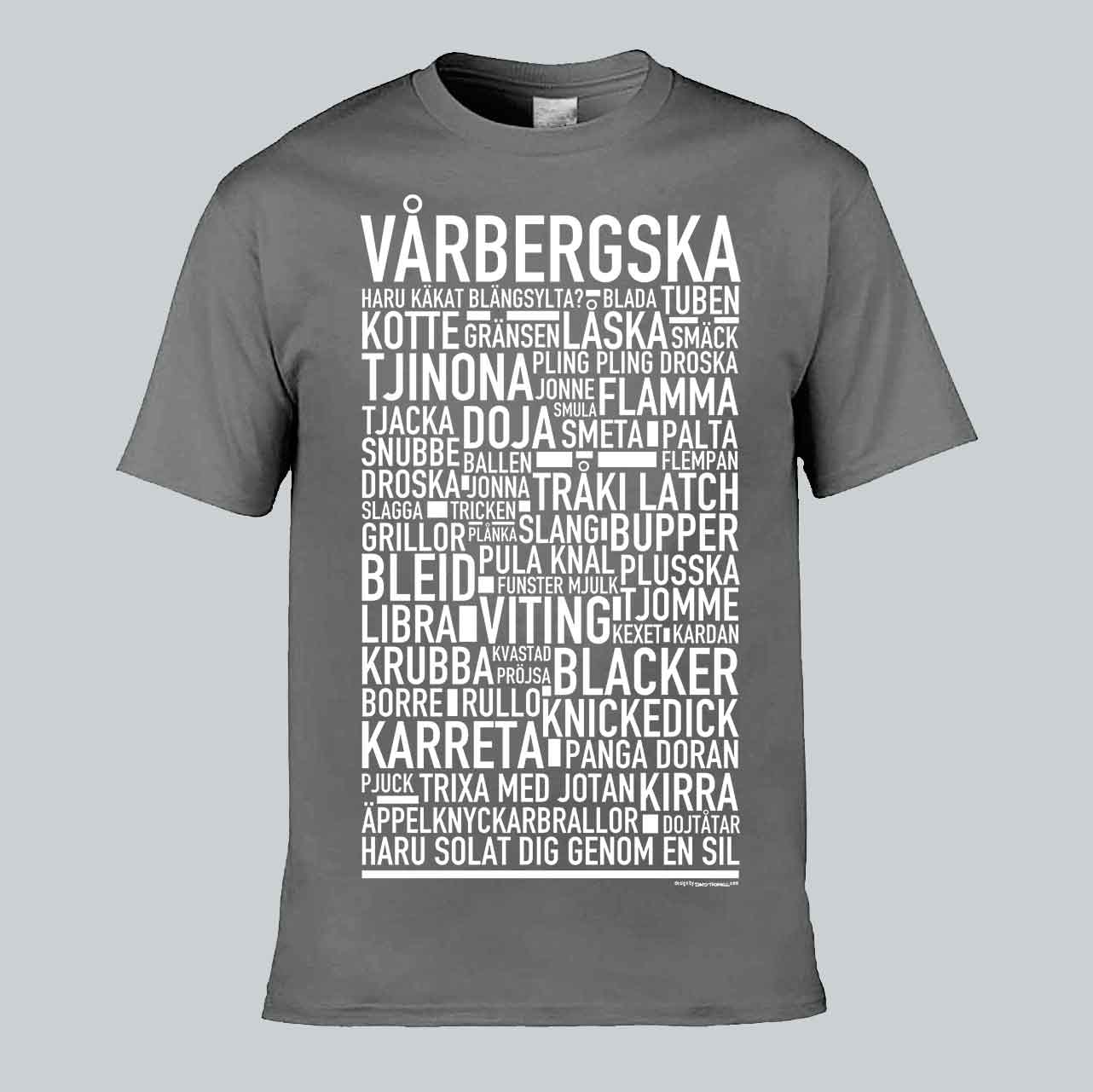 Vårbergska Dialekt Text T-shirt