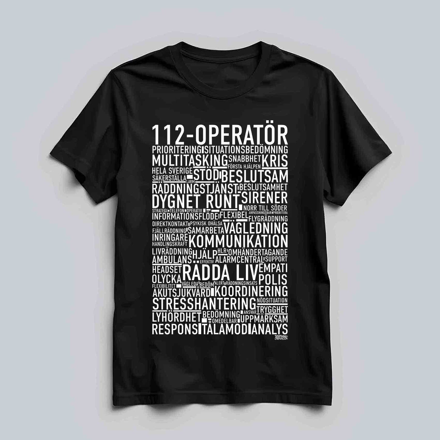 112-Operatör Text T-shirt