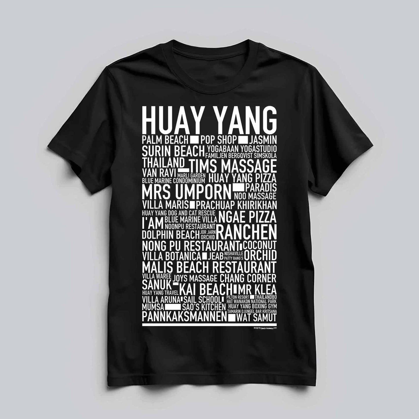 Huay Yang Text T-shirt