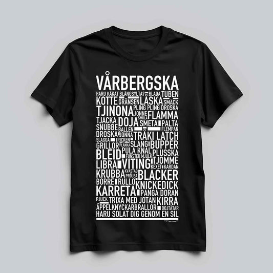 Vårbergska Dialekt Text T-shirt